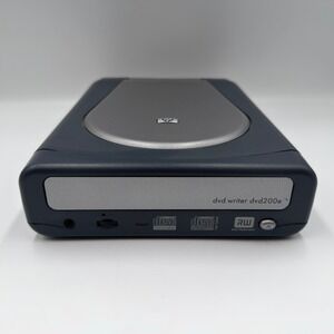 HP DVD Writer dvd200e External Drive Q2099A USB FireWire IEEE 1394 Vintage 2002